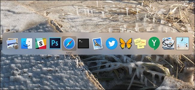 Hoe het gebruiken van Command Tab eruit ziet op een Mac