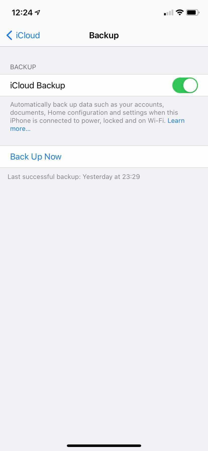 Apple backup iPhone
