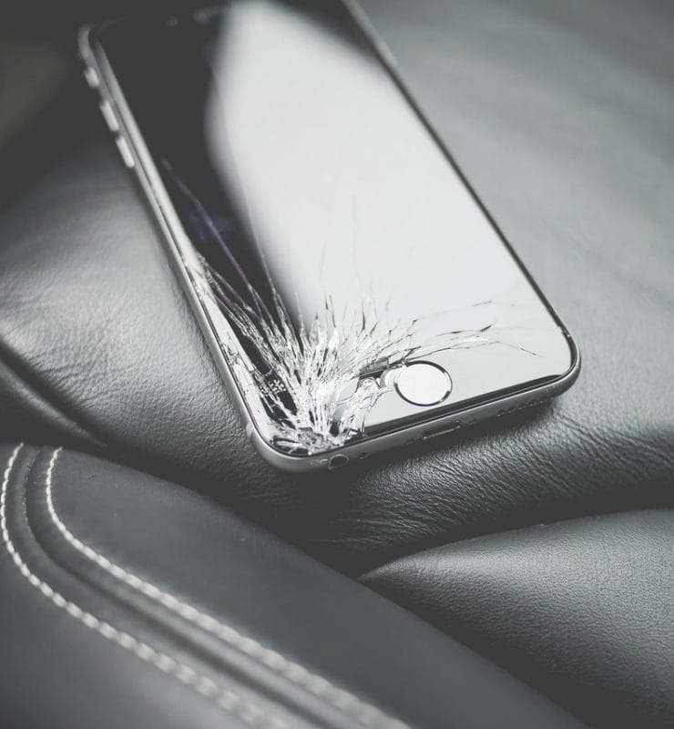 Een defecte Apple iPhone