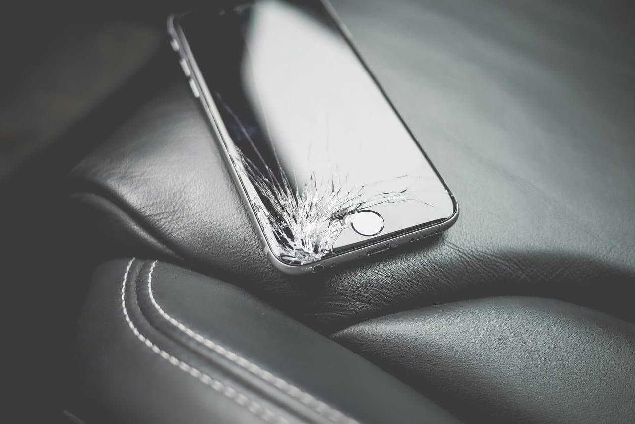 Een defecte Apple iPhone