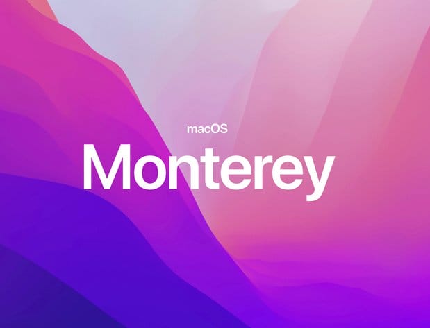 Monterey achtergrond apple