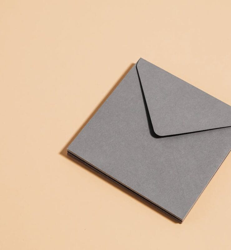 Enveloppe als verwijzing naar e-mail