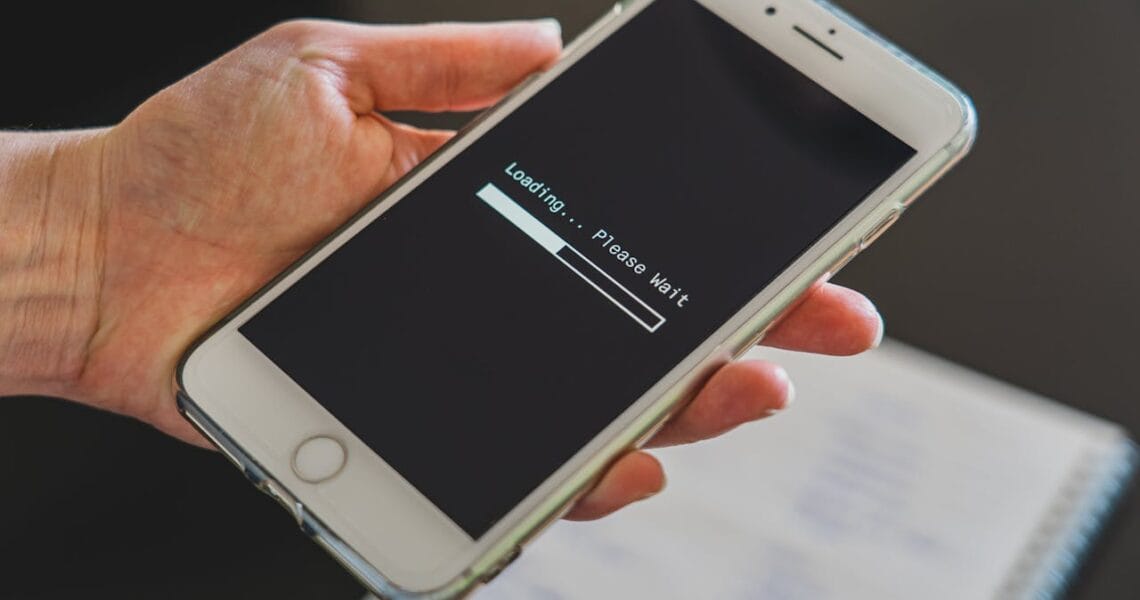 Wachten op Wifi op iPhone