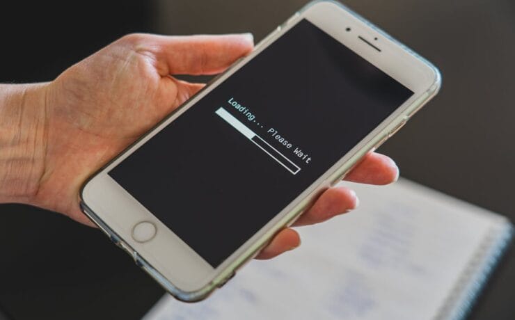Wachten op Wifi op iPhone
