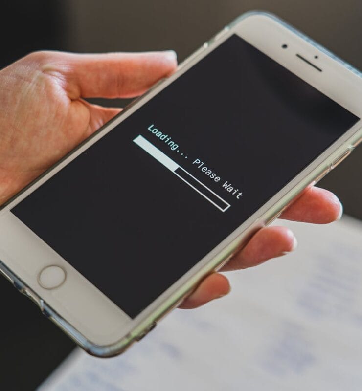 Wachten op Wifi op iPhone