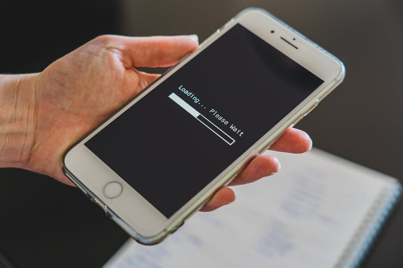Wachten op Wifi op iPhone